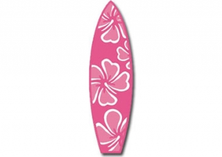 Surfboard Flower - Pink