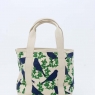 Small Tote Bag Goldfinch - Green/Navy