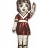 Antique Toy Pillow - Annie Doll - Berry
